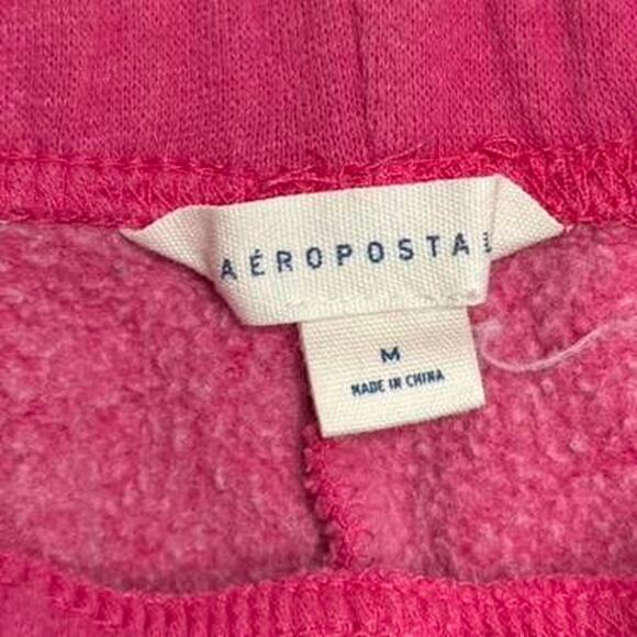Aeropostale Pink Early 2000s Sweatpants Super Cute Low Rise Cotton Size Medium - Picture 5 of 7